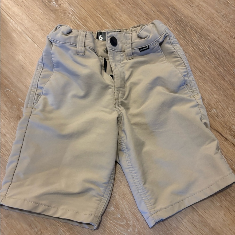 Hurley Tan Casual Shorts Lightweight Versatile